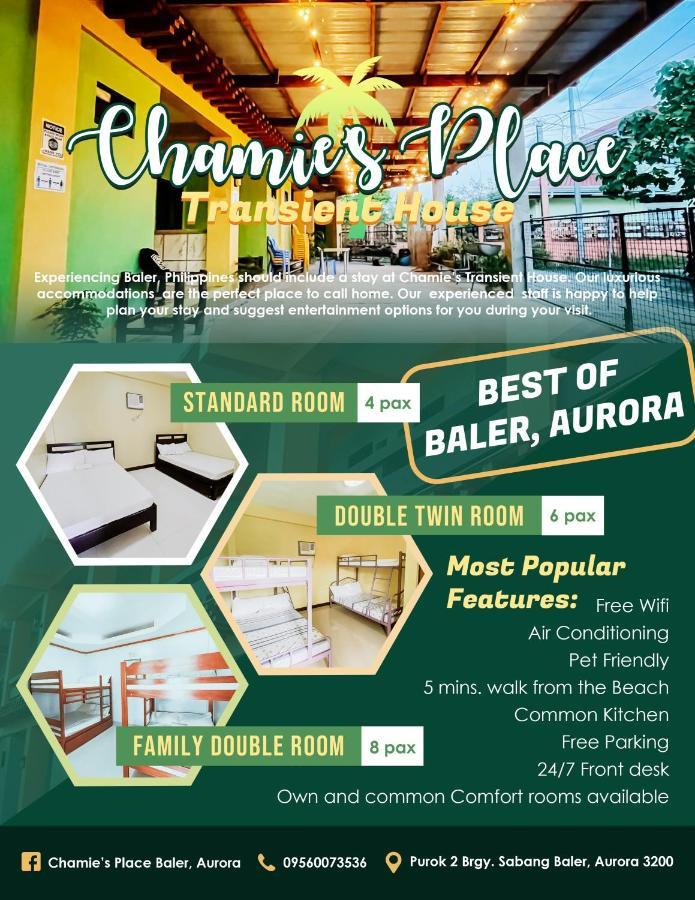 Chamie'S Transient House Hotel Baler Exterior foto
